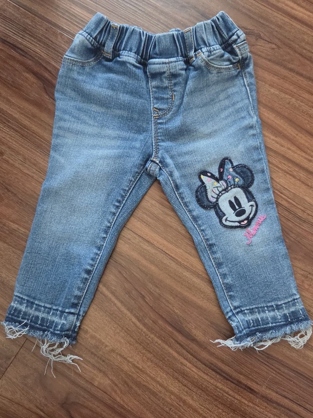 Disney BABY GAP Denim Jeans with Minnie Patch